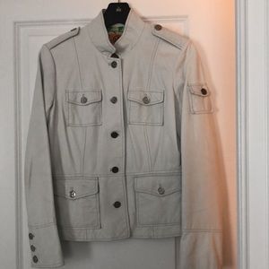 Tory Burch Pepper Jacket Whote Size 6